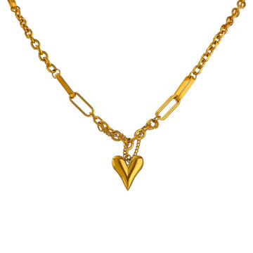 Collier Pendentif Cœur Élégant