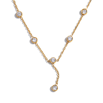 Collier Élégant en Cristal Étincelant pour Femmes