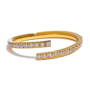 Bague Ouverte Éclatante