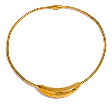 Collier Ras du Cou Doré Élégant