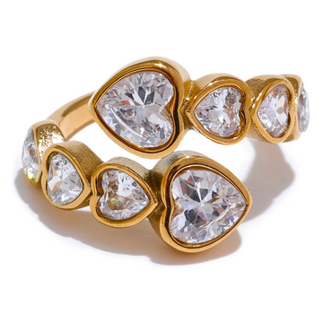 Bague Élégante Cœur Éternel