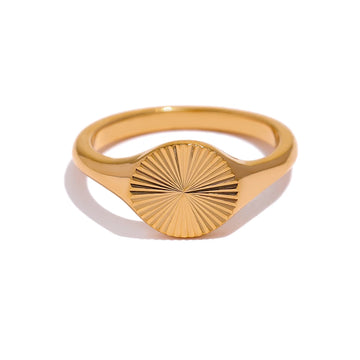 Bague Géométrique Dorée