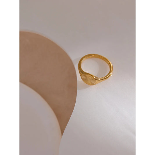 Bague Géométrique Dorée