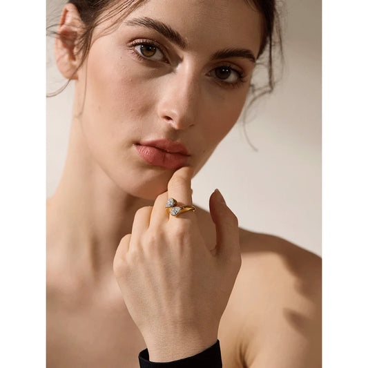 Bague Géométrique de Luxe